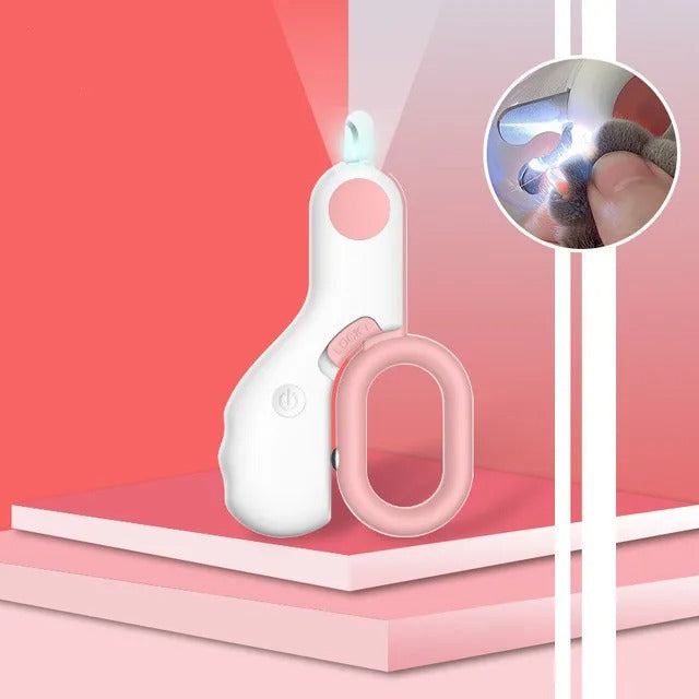 Professional Nail Clipper for Pets with Integrated Light