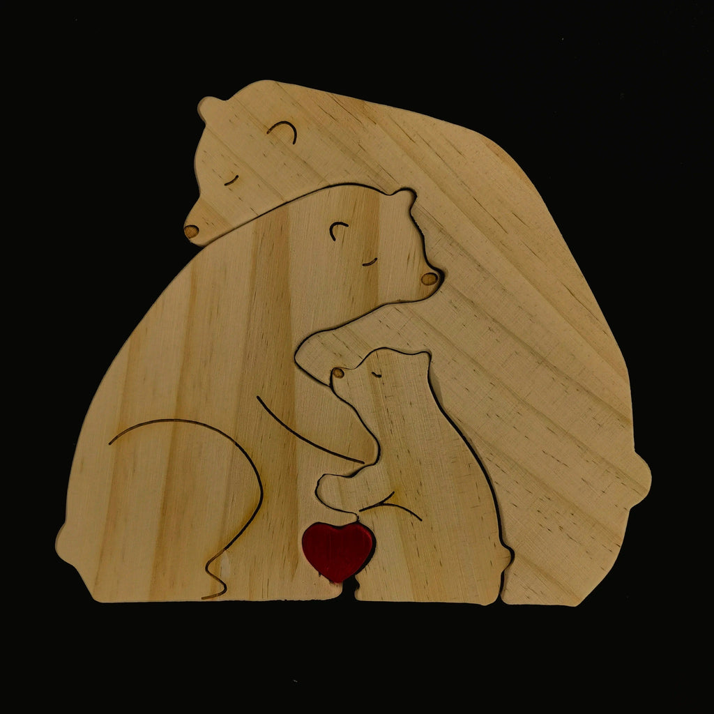 Handcrafted Personalised Bear Family