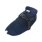 All-Weather Insulated Dog Jacket with Built-in Harness