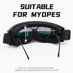 Mistview Safety Glasses Overlay – For Spectacle Wearers with Replaceable Lenses