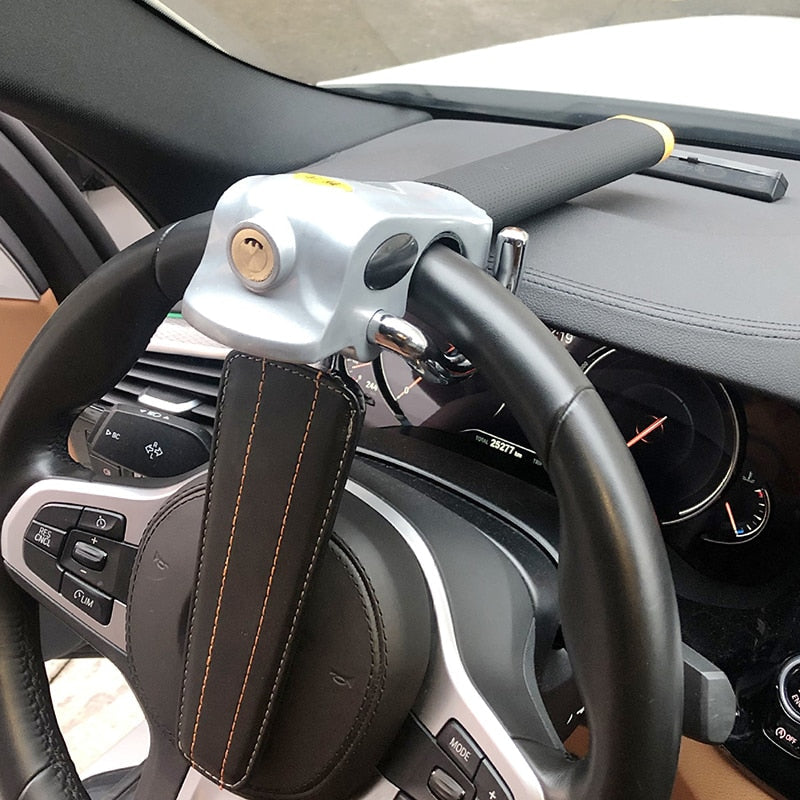 Foldable Steering Wheel Anti-theft Bar with Alarm Function – The Powerful Car Security Device