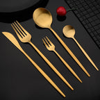 Luxury kitchen set with a subtle glow