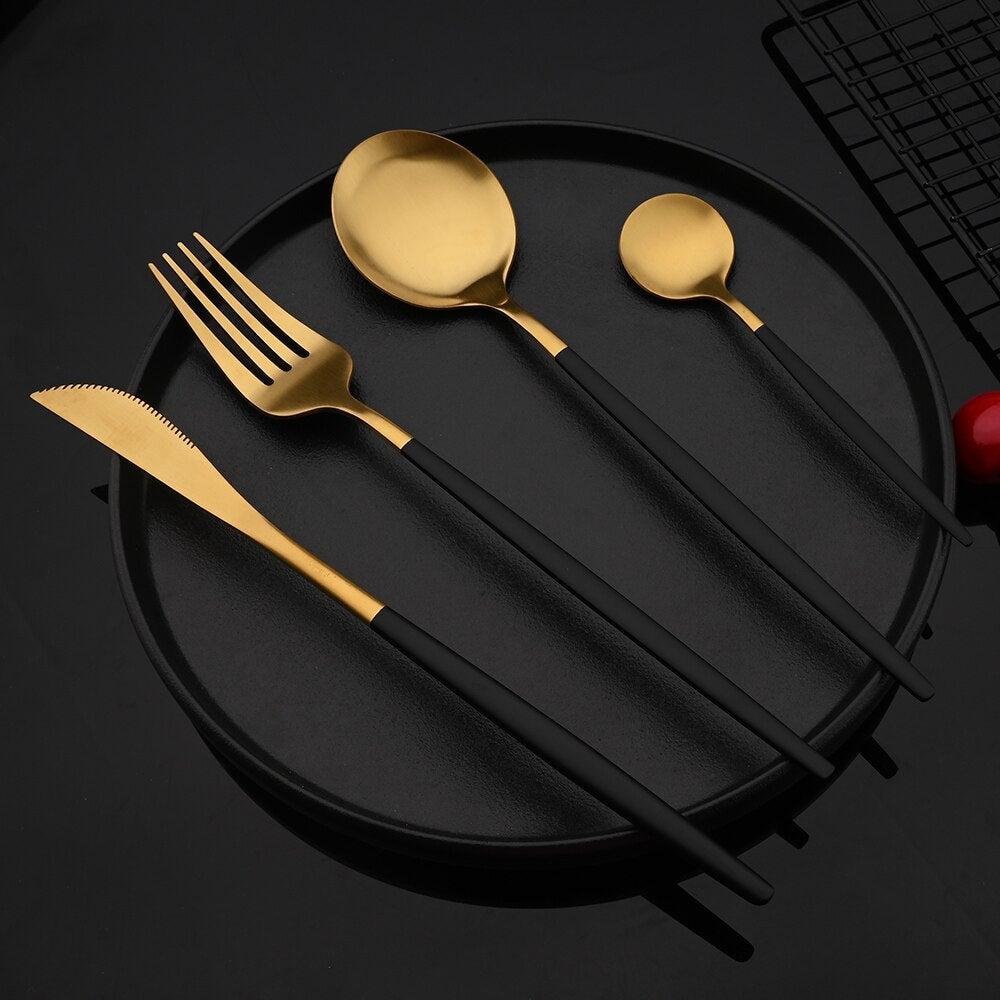 Luxury kitchen set with a subtle glow