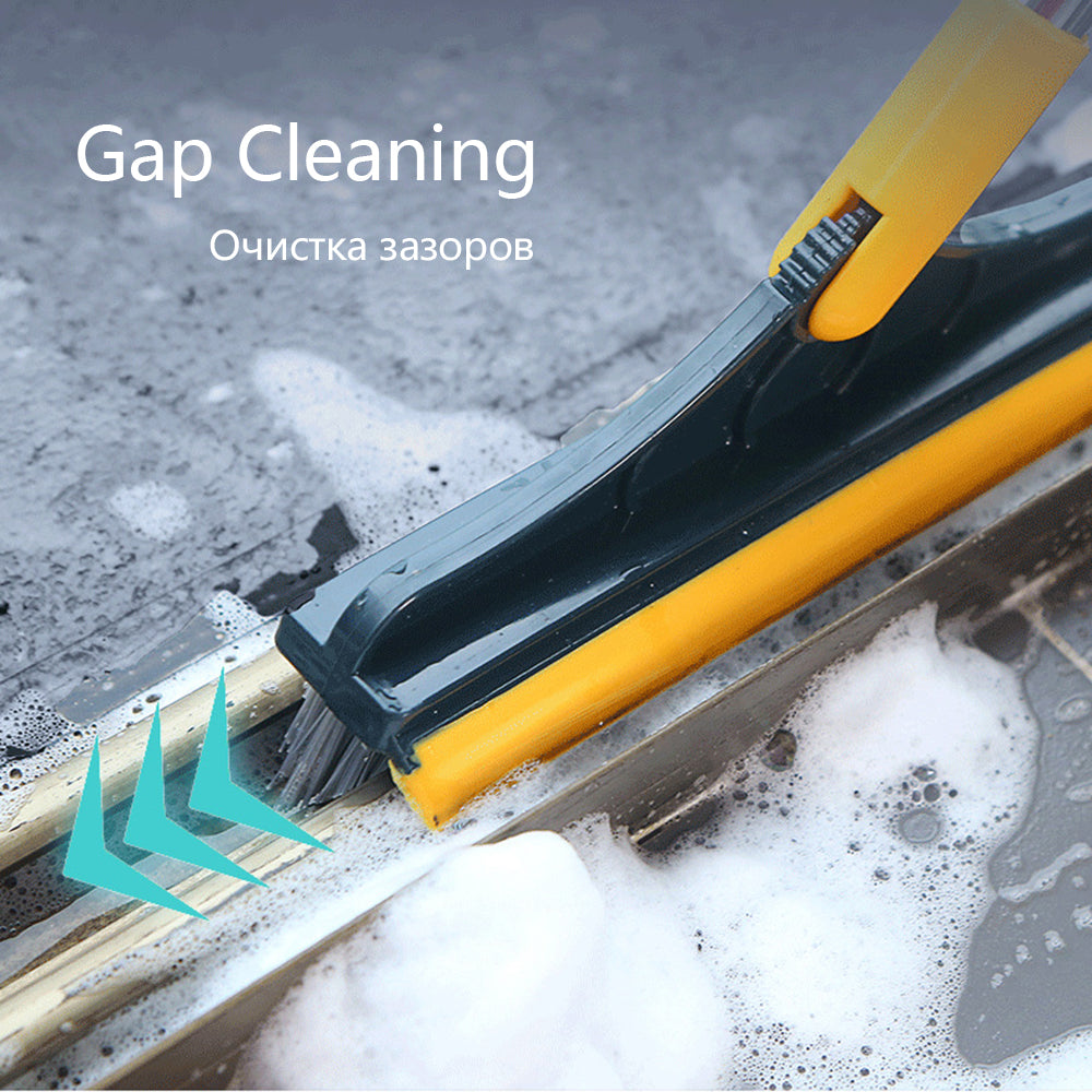 LuxiClean Double-Action Floor Scrub Brush | Effortless cleaning and sweeping for a sparkling finish