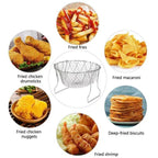 GourmetCraft Elite Cooking Basket | Versatile stainless steel basket for effortless cooking and steaming