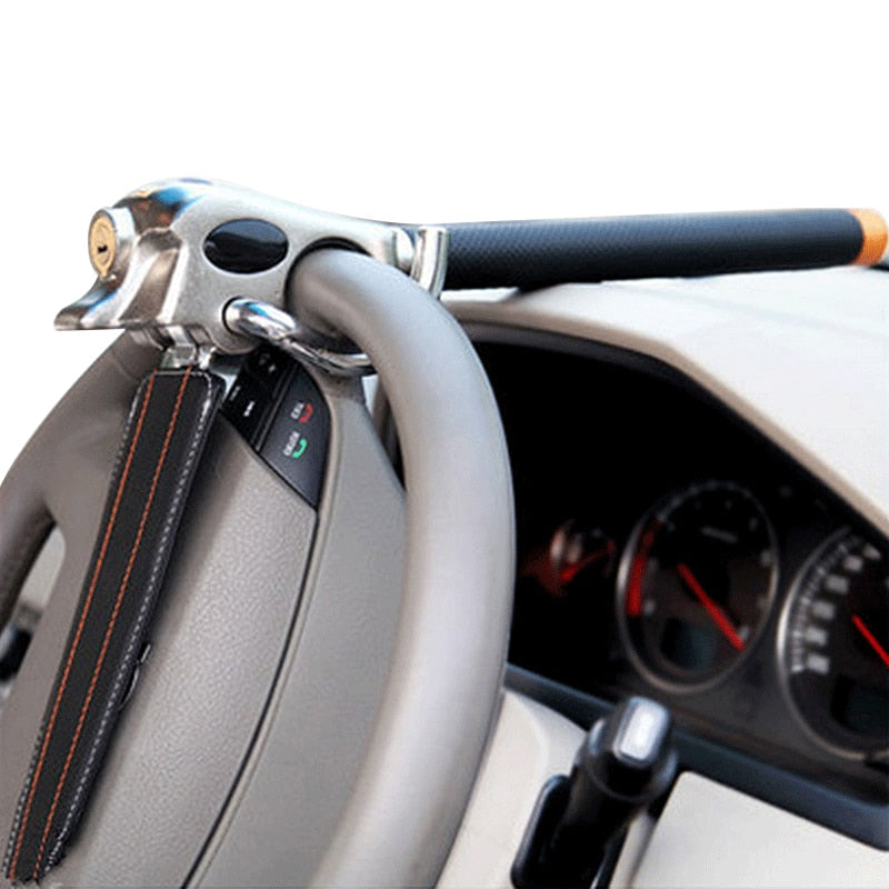 Foldable Steering Wheel Anti-theft Bar with Alarm Function – The Powerful Car Security Device