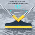 LuxiClean Double-Action Floor Scrub Brush | Effortless cleaning and sweeping for a sparkling finish