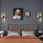 Luxury Glass Wall Lamp with Candle Holder