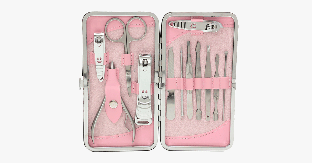 12-piece Stainless Steel Professional Manicure Set