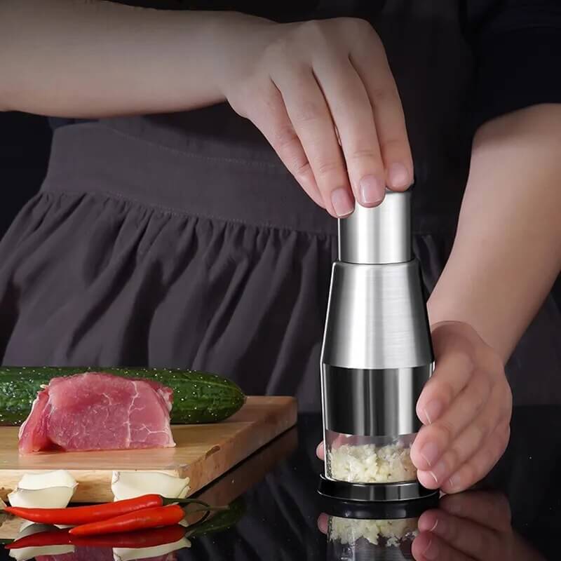 ChefChop Pro – Manual Stainless Steel Vegetable Chopper for Fast, Safe & Efficient Food Prep