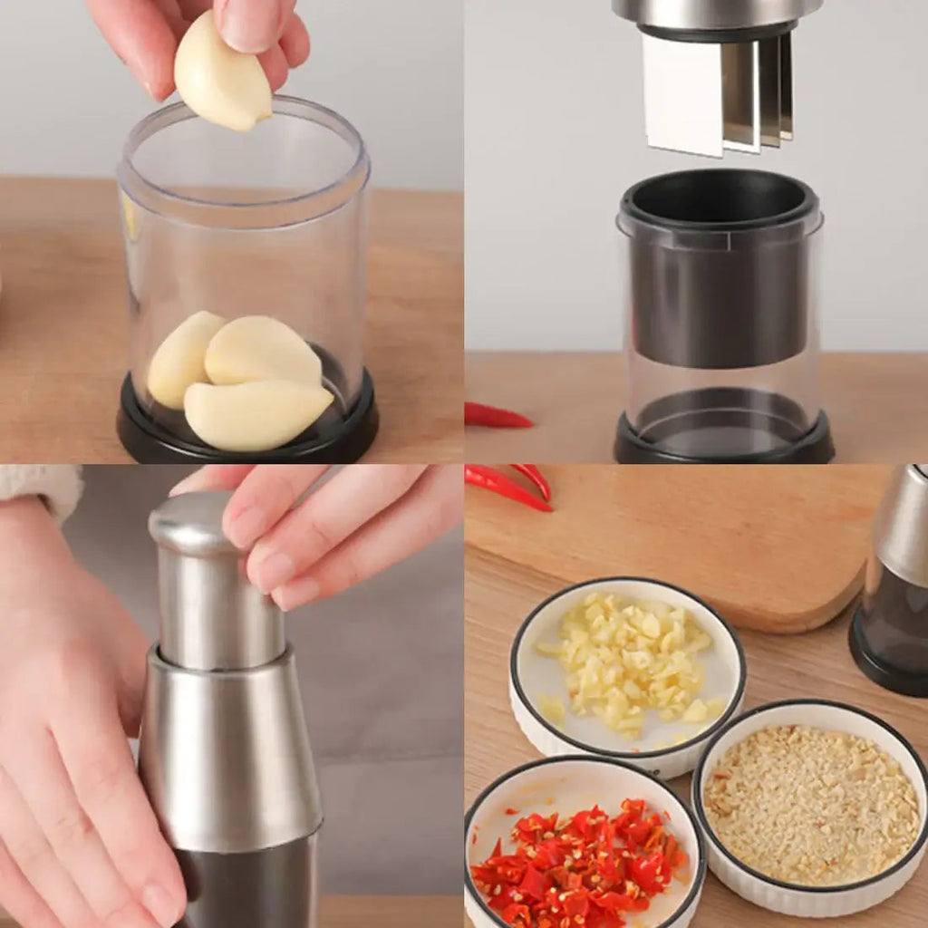 Manual Stainless Steel Vegetable Chopper - ChefChop Pro