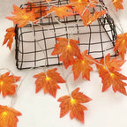 Maple Leaves Autumn String Lights