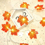 Maple Leaves Autumn String Lights