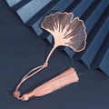 Bookmark made of metal | Ginkgo leaf