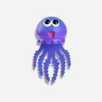 Bookmark made of plastic | Jellyfish