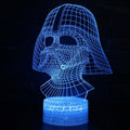 3D Lamp Star Wars Helmet Darth Vader