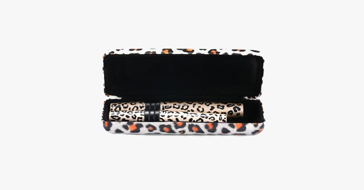 3D Transplant gel & mascara in leopard pattern bottle - Made from natural fibers - Waterproof & easy to use