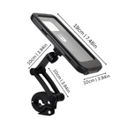 Waterproof Bike Phone Holder with 360-Degree Rotation
