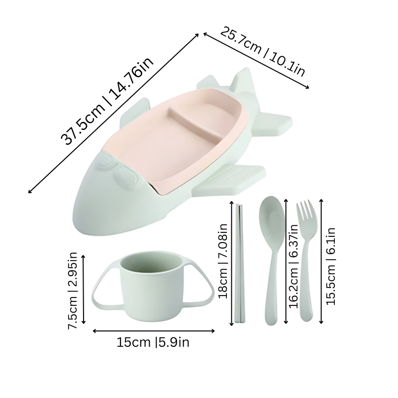 Children's cutlery set and tableware