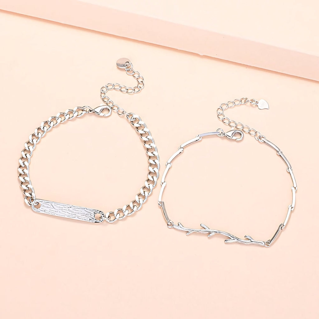 Matching Rooted Love Bracelets