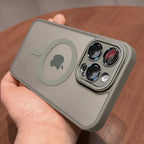 Matte Armour Magnetic Case with Shock Protection & Magsafe Support – 1+1 FREE