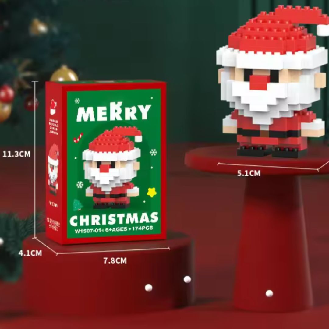 Creative Building Block Christmas Figures - Fun for the Whole Family