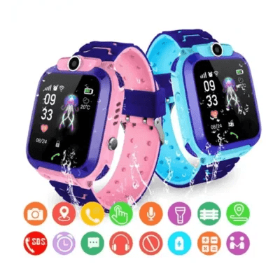 GPS children's watch with real-time tracking & SOS function