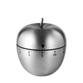 Mechanical Kitchen Timer Wind-Up Stainless Steel Cute Countdown Clock