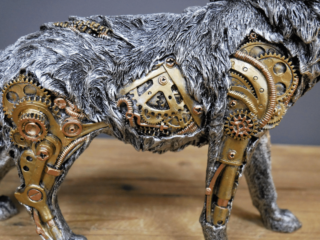 Mechanical Punk Animal Sculptures - GearBeast