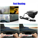TurboHeat | 12V Car Heater – 150W/300W Ceramic Fan Heater, Portable Car Defroster & Warmer