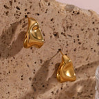 Melting Abstract Dainty Earrings