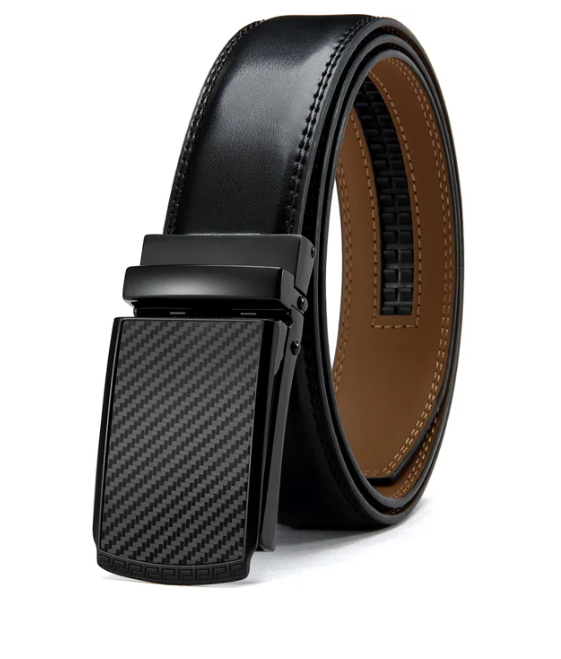Men's Belt with Automatic Buckle - Eleganzio