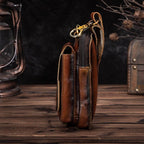 Elegant Leather Hip Pouch for Men