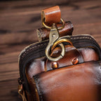 Premium Leather Men's Waist Bag