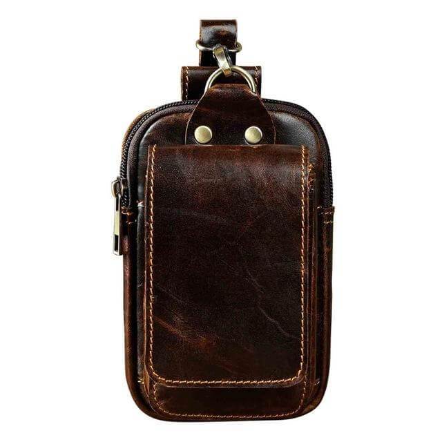 EliteGuard – Luxury Leather Hip Bag for Men