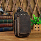 Genuine Leather Men's Hip Bag