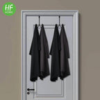 Metal double storage hooks for hanging on doors