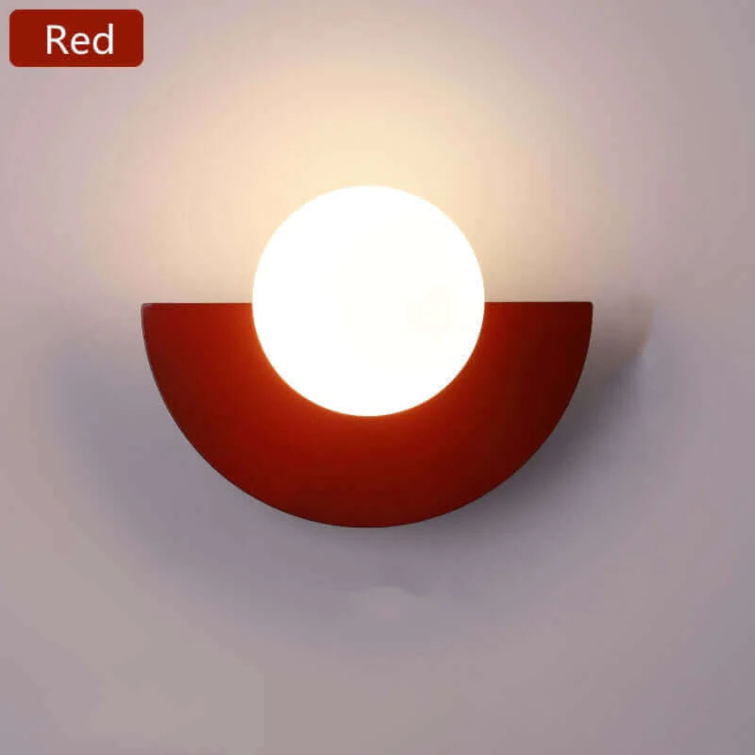 Metal Half Moon Wall Lamp - LunaMetal