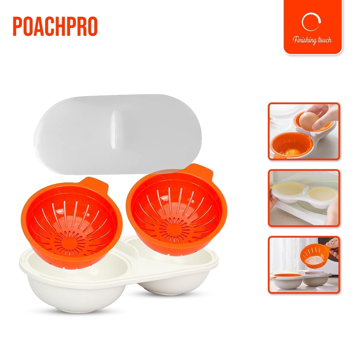 Microwave Egg Poacher Set - EggEase