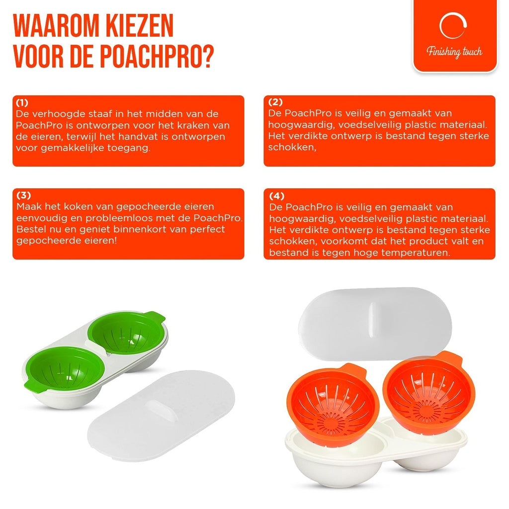 Microwave Egg Poacher Set - EggEase