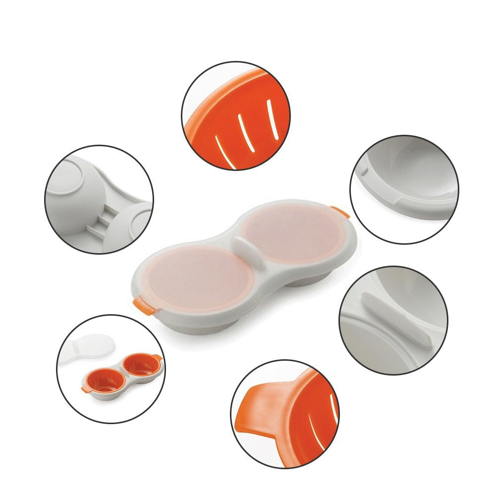 Microwave Egg Poacher Set - EggEase