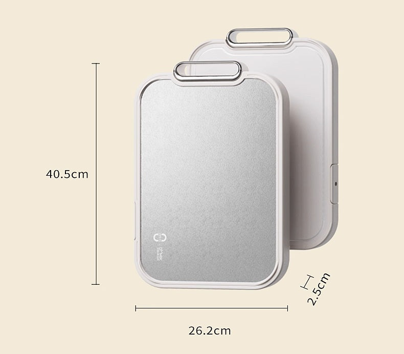 Pure Titanium Double-Sided Cutting Board - Antibacterial, Mold-Proof, Food-Grade Kitchen Essential