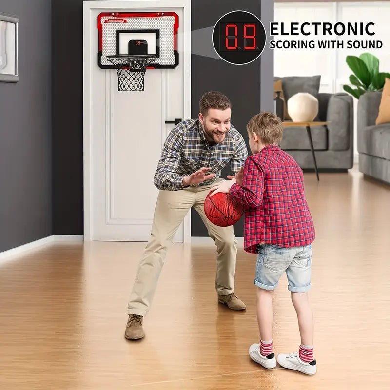 Mini Basketball Frame with Electronic Scoreboard - BouncePro