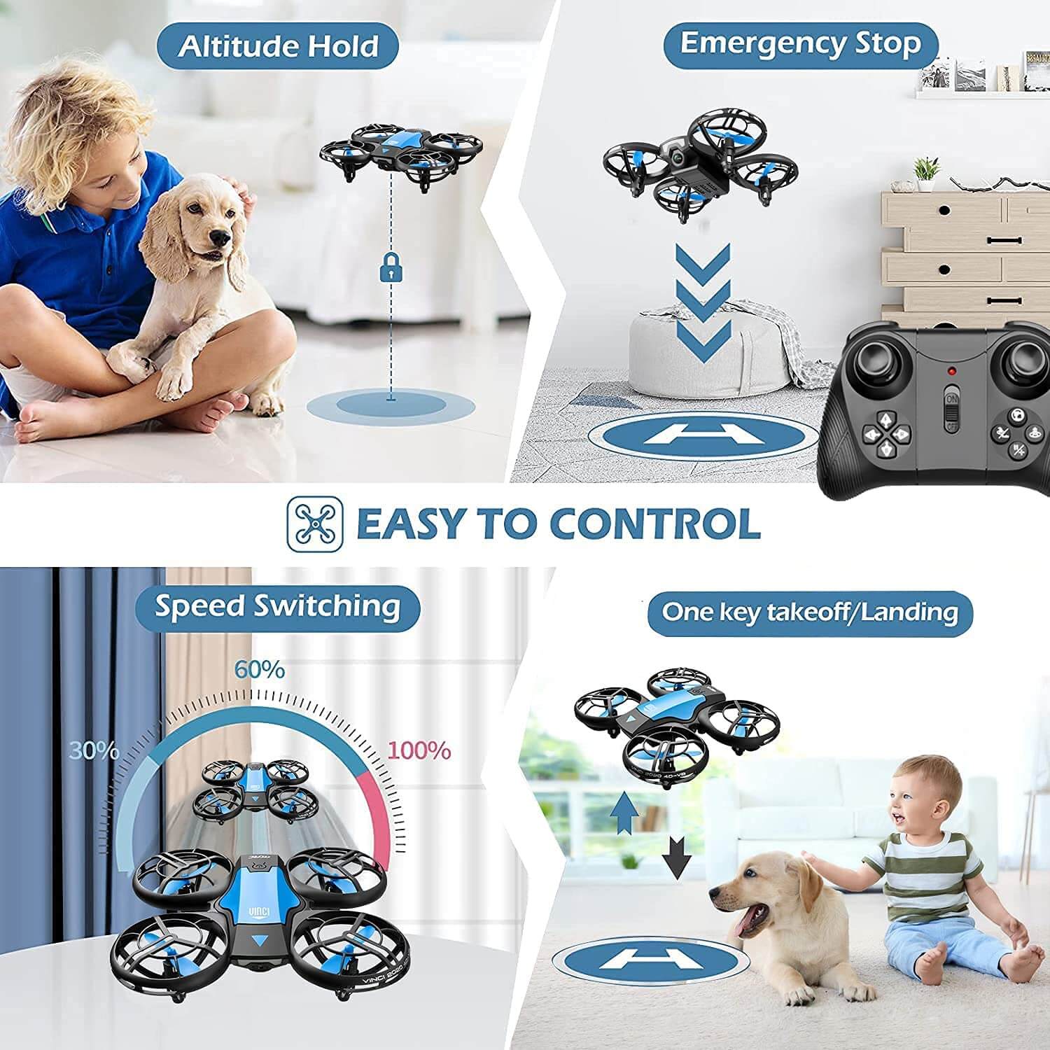Camera for Beginners | Flying RC Quadcopter with Gesture and Mobile Control