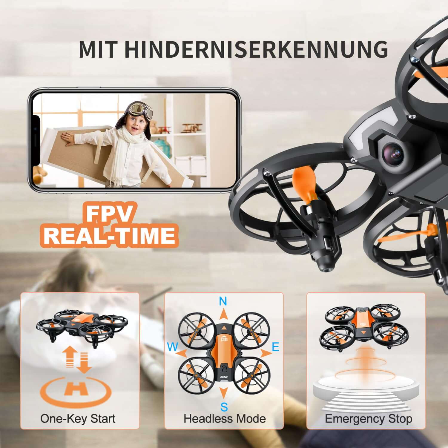 Camera for Beginners | Flying RC Quadcopter with Gesture and Mobile Control