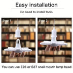 Mini LED Four-Leaf Garage or Indoor Light
