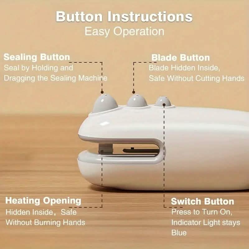 Mini Portable Sealing Machine with Magnetic Suction