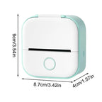 Portable Mini Printer with Bluetooth and Inkless Thermal Printing