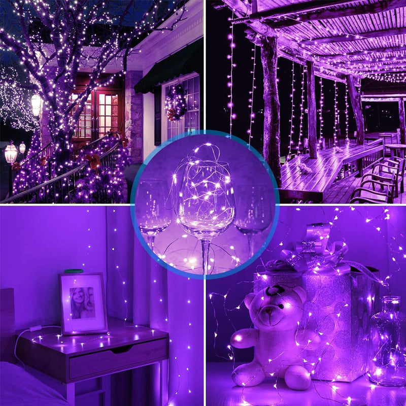 Solar-powered Mini String Lights