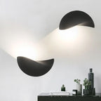 Minimalist Half-Round LED Wall Light – Modern Indoor/Outdoor Lamp